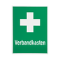 Emergency Sign 400 x 300 mm First Aid Cross - Label: First Aid Kit