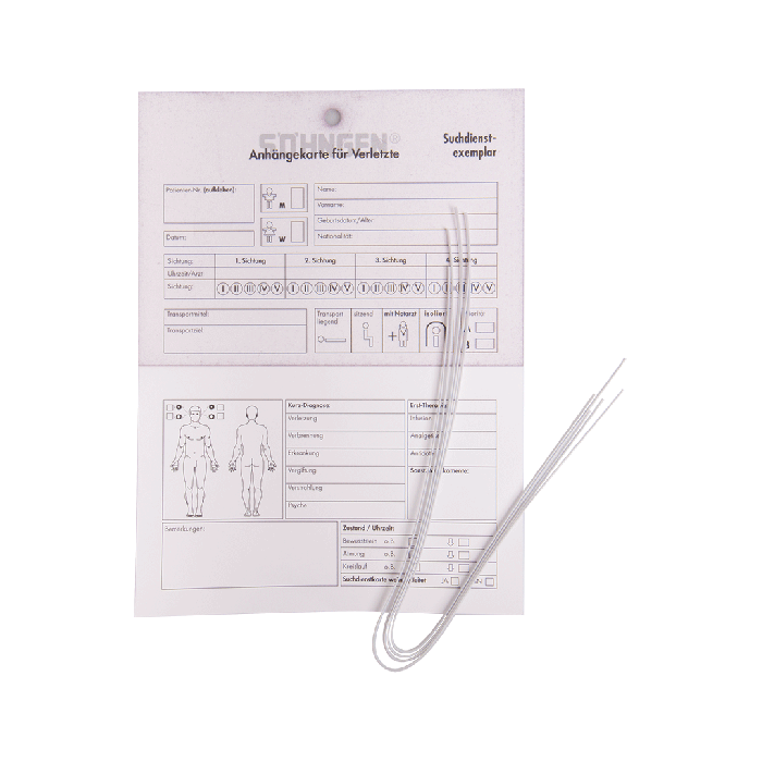 Hang-and-Write Set for Injured Patients (Set of 5 Cards)