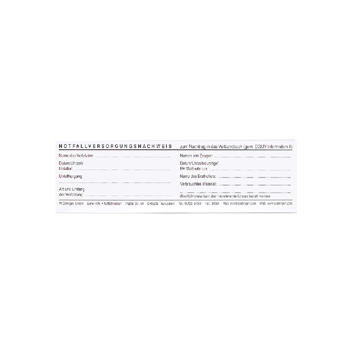 Emergency Care Certification Booklet (40 pages)