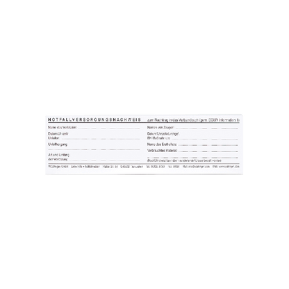 Emergency Care Certification Booklet (40 pages)
