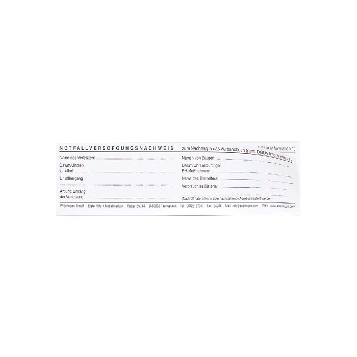Emergency Care Certification Booklet (40 pages)