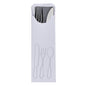 The PAPSTAR 100 cutlery bags (23.5 x 7.3 cm) of PAPSTAR GmbH present cutlery in a colorful bistro napkin stylishly and perfectly for the catering sector.