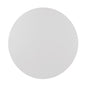 The 100 cake bases of PAPSTAR GmbH are round, white cake bases made of cardboard with a smooth edge, which look like simple white circles on a white background.