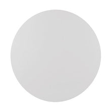 A simple white circle shape, like the PAPSTAR 100 cake bases (cardboard round, white with smooth edge) of PAPSTAR GmbH, appears on a plain white background without a visible white edge.