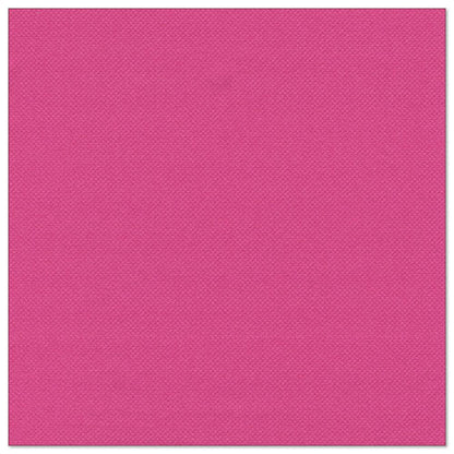 A solid-colored, textured pink square with a woven pattern reminiscent of the elegance of the PAPSTAR 20 napkins "ROYAL Collection" 1/4-fold 40x40 cm from PAPSTAR GmbH.