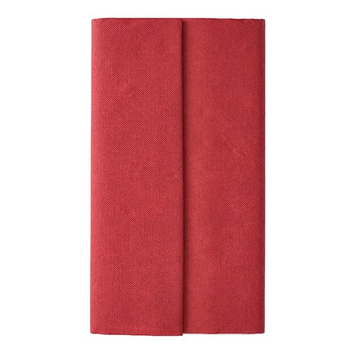A single PAPSTAR tablecloth, Tissue "ROYAL Collection" 120 cm x 180 cm by PAPSTAR GmbH, neatly folded into a rectangle and placed on a white surface.