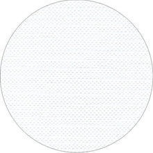 A close-up of the PAPSTAR 20 table runners from the ROYAL Collection (80x80 cm) of PAPSTAR GmbH. They feature a white, circular structured silk fabric surface with a subtle dot pattern – ideal for stylish table decoration.