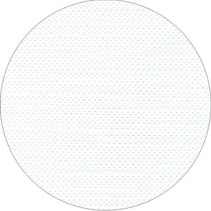 A close-up of the PAPSTAR 20 table runners from the ROYAL Collection (80x80 cm) of PAPSTAR GmbH. They feature a white, circular structured silk fabric surface with a subtle dot pattern – ideal for stylish table decoration.