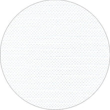A close-up of the "ROYAL Collection" tablecloth from PAPSTAR GmbH shows its white, round surface with a subtle textured pattern of small, evenly distributed dots. The simple background emphasizes the clearly defined edges.