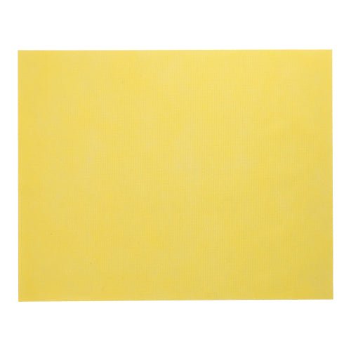 The Starpak 100 table sets, fabric-like, fleece "soft selection" (30x40 cm) in plain yellow offer an elegant table decoration or placemat, providing a stylish accent for any occasion. Depicted on a white background.