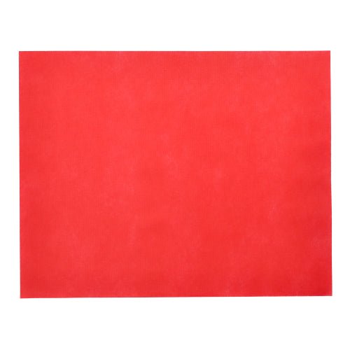 The Starpak 100 table sets, fabric-like fleece "soft selection" (30x40 cm), in plain red, offer an elegant choice for a stylish table decoration or as a chic placemat - perfectly showcased against a white background.
