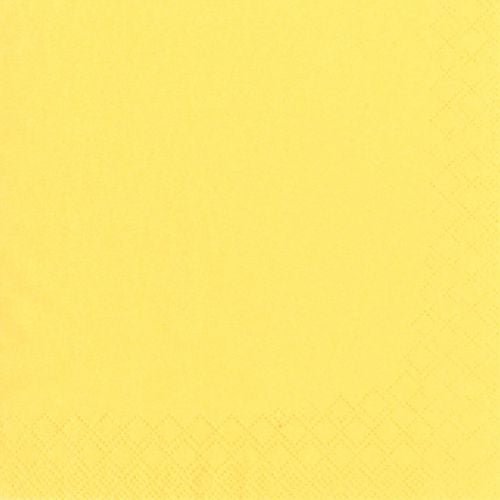 The PAPSTAR 250 napkins, 3-ply 1/4-fold from PAPSTAR GmbH are solid yellow napkins with a subtle diamond pattern - perfect for gastronomy.