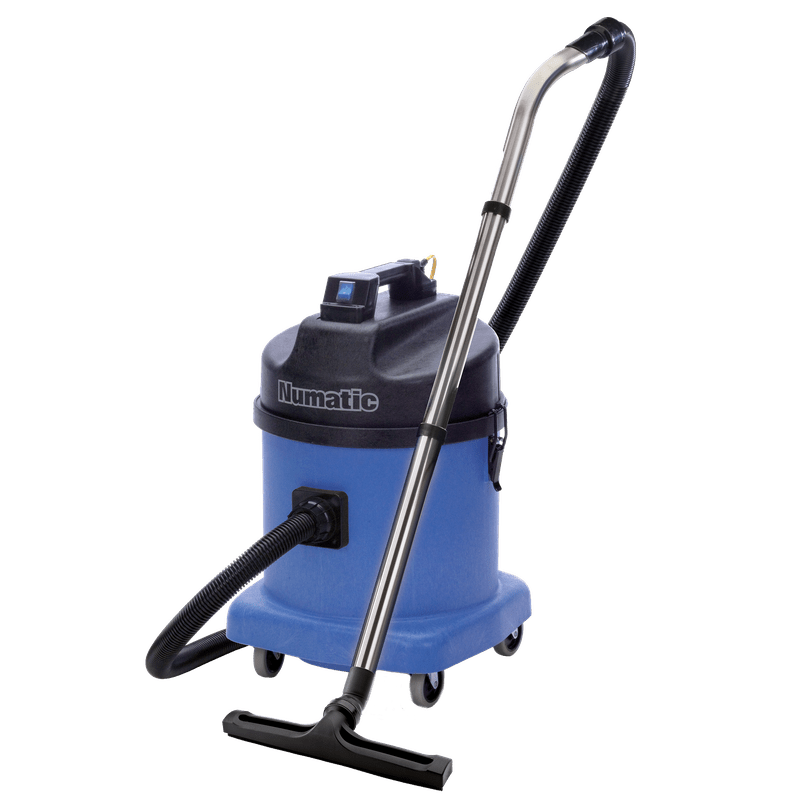 Numatic water vacuum cleaner WVD570-2, blue/black, stainless steel baffle plate, including accessory set BS7, 38 mm | Pack (1 piece)