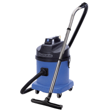 Numatic water vacuum cleaner WVD570-2, blue/black, stainless steel baffle plate, including accessory set BS7, 38 mm | Pack (1 piece)