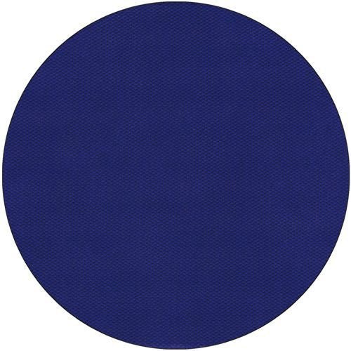 On a white background appears a continuous navy blue circle with a subtle, fabric-like fleece texture, reflecting the Soft Selection design of the Starpak tablecloth by Starpak.