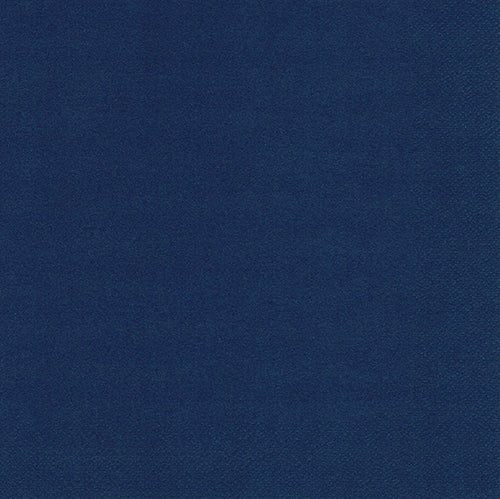 A close-up of a blue, textured fabric surface, evenly lit and without visible patterns or designs, similar to the 50 napkins, 2-ply 1/4-fold, 40 cm x 40 cm, from PAPSTAR GmbH.