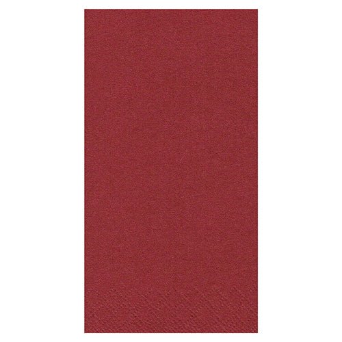 A rectangular red sheet resembling the PAPSTAR 250 napkins, 3-ply 1/8 fold by PAPSTAR GmbH is depicted against a white background. The slightly textured surface reflects the quality and bold color of this premium napkin.