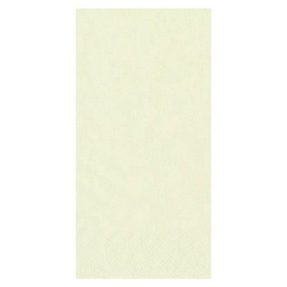 The PAPSTAR 250 napkins, 3-ply 1/8 fold by PAPSTAR GmbH is a simple, rectangular, light beige 33x33 cm paper napkin with a subtle texture at the bottom edge - ideal hospitality napkins for any occasion.
