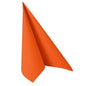 A PAPSTAR GmbH 20 Napkins "ROYAL Collection" 1/4-fold napkin (40x40 cm) is folded upright in a triangle shape and is perfect for an elegant table decoration against a plain white background.