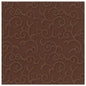 The PAPSTAR 50 napkins "ROYAL Collection" 1/4-fold 40 x 40 cm in brown by PAPSTAR GmbH are embossed with a tendril pattern, providing a textured, elegant touch - perfect for the set table.