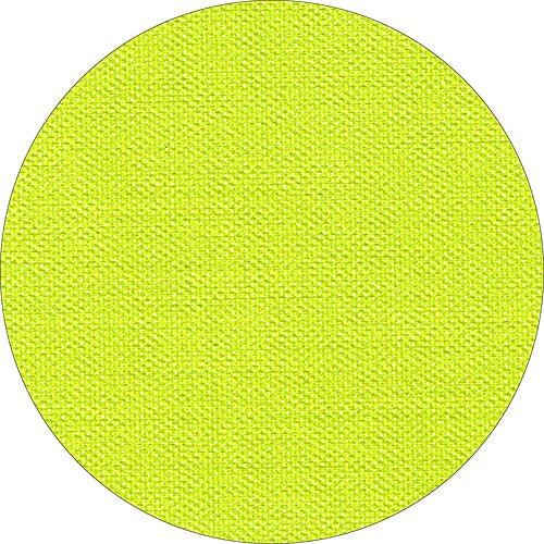 A close-up of the Starpak 20 centerpieces shows the bright yellow-green, fabric-like fabric with detailed weaving structure, made from high-quality fleece "soft selection plus", size 80 x 80 cm.