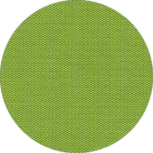 A circular pattern of light green fabric shows the texture of Starpak tablecloth, fabric-like, fleece "soft selection plus" - ideal for a durable, fabric-like tablecloth.