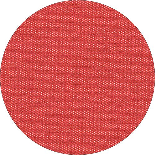 A close-up of the Starpak tablecloth, fabric-like, fleece "soft selection plus" in circular form, highlighting the binding pattern and material details of this durable tablecloth from Starpak.