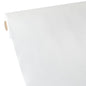 The Starpak tablecloth, fabric-like, fleece “soft selection” shows a smooth texture and clean edges when partially unrolled, with the cardboard core on the left side.