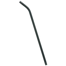 The suction wand 1 x bent by Diversey Deutschland GmbH & Co. OHG is a black, reusable suction wand with a slight bend at the top end - precise suction and easy cleaning against a white background.
