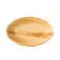 The PAPSTAR palm leaf bowls "pure", oval (20x12.5 cm), made from eco-friendly material, are biodegradable and ideal as sustainable disposable bowls for environmentally conscious occasions (25 pieces, shrink wrap).