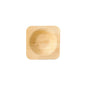 Against a white background lie PAPSTAR 25 bowls, palm leaf "pure" round from PAPSTAR GmbH – perfect as eco-friendly disposable bowls for sustainable events.