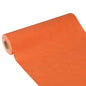 The Starpak table runner 'Soft Selection Plus' made of fabric-like fleece (24 m x 40 cm) is partially unrolled, showing structure and cylindrical shape - ideal as a stylish table runner for special occasions.
