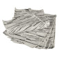 The 5 wrapping papers "Newsprint" from PAPSTAR GmbH in the format 3 cm x 2 cm feature black and white columns with the labels "NEWS" and "JOBS". Made from high-quality material, they are perfect for wrapping or packaging.