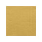 The PAPSTAR 20 napkins (25 cm x 25 cm, 3-ply, 1/4-fold) of PAPSTAR GmbH feature a textured edge and an elegant gold color, ideal for stylish table decoration; depicted on a white background.