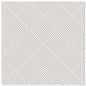 A repeating geometric pattern of light gray diamond shapes with chevron lines on white, ideal for PAPSTAR 50 napkins "ROYAL Collection" 1/4-fold 40 x 40 cm gray from PAPSTAR GmbH.