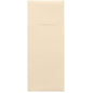The Starpak 480 cutlery bags, Airlaid 40 cm x 33 cm with cutlery fold, are simple, light beige, rectangular envelopes with a flap at the top, ideal for the hygienic presentation of cutlery. Brand: Starpak.