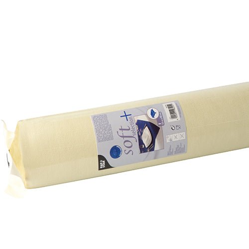 The Starpak tablecloth, fabric-like, fleece "soft selection plus", is a cream-colored, soft tablecloth with blue-white packaging - ideal as a durable tablecloth for the stylishly set, enduring table.