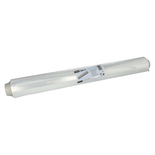 The Starpak cling film 300 m x 60 cm loose (1 piece) is a transparent cling film on a cardboard core with a white-gray central label for easy information. Perfect from Starpak to keep food fresh and tear-resistant for safe use.