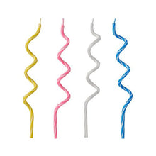 The PAPSTAR birthday candles "Spiral", assorted colors (12.5 cm, 12 pieces, PAPSTAR GmbH), are perfect as colorful decorations and birthday candles for any celebration.