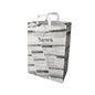 The PAPSTAR 50 carrier bags of PAPSTAR GmbH are paper carrier bags with handles, featuring a black-and-white newspaper print and the inscription "News" at the top - ideal as an eco-friendly carrier bag for stylish, eco-friendly transport.