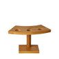 The PAPSTAR holder for 3 cone bags "pure" made of bamboo (9x16 cm) offers three round openings on a rectangular bent stand, ideal for presenting cone bags. Brand: PAPSTAR GmbH, 1 piece.