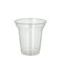 The PAPSTAR cold drink cup PLA "pure", crystal clear (Ø 9.5 cm, 9.59 cm | 80 pieces) from PAPSTAR GmbH is a clear, biodegradable cold drink cup - ideal for environmentally conscious refreshment on any plain white surface.