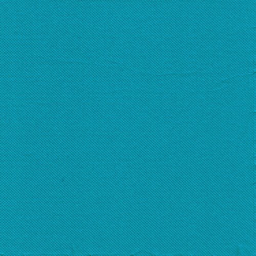 Close-up of PAPSTAR 30 napkins, 2-ply “PUNTO” 1/4-fold (38x38 cm) from the PAPSTAR GmbH: Turquoise fabric with a subtle diagonal weave, a vibrant solid color, and no visible markings, dot patterns, or additional designs—ideal for table decorations.