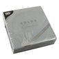 A sealed pack of 30 napkins from PAPSTAR GmbH, 2-ply "PUNTO" 1/4 fold (38x38cm) in transparent plastic packaging, ideal for table decoration.