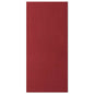 A rectangular, red textured fabric sample from the 50 napkins "ROYAL Collection" 1/8-fold 40 x 40 cm from PAPSTAR GmbH is presented against a white background, ideal for elegant napkins or stylish table decoration.