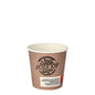 A purple PAPSTAR paper drinking cup with the "Pure Joy" logo and a shrink wrap, 6 cm diameter (pack of 20), by PAPSTAR GmbH, depicted on a plain white background.