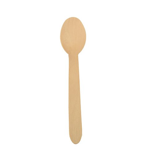 The PAPSTAR 10 spoon, wood "pure" from PAPSTAR GmbH are light wooden spoons with a rounded bowl and flat handle. On a white background, these eco-friendly kitchen aids are both practical and stylish.