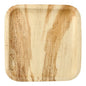 The PAPSTAR 6 plate palm leaf “pure” square by PAPSTAR GmbH impresses with natural palm leaf, rounded corners, brown stripes, and wood grain – an eco-friendly choice for any event.