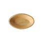 The 6 palm leaf plates "pure" oval from PAPSTAR GmbH – eco-friendly, light brown, and oval plates – are perfect for sustainable events and are presented on a white background.