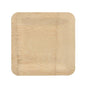 The PAPSTAR 10 plate, bamboo "pure" square from PAPSTAR GmbH is a square, eco-friendly bamboo plate with gently rounded corners and visible natural grain on a white background.